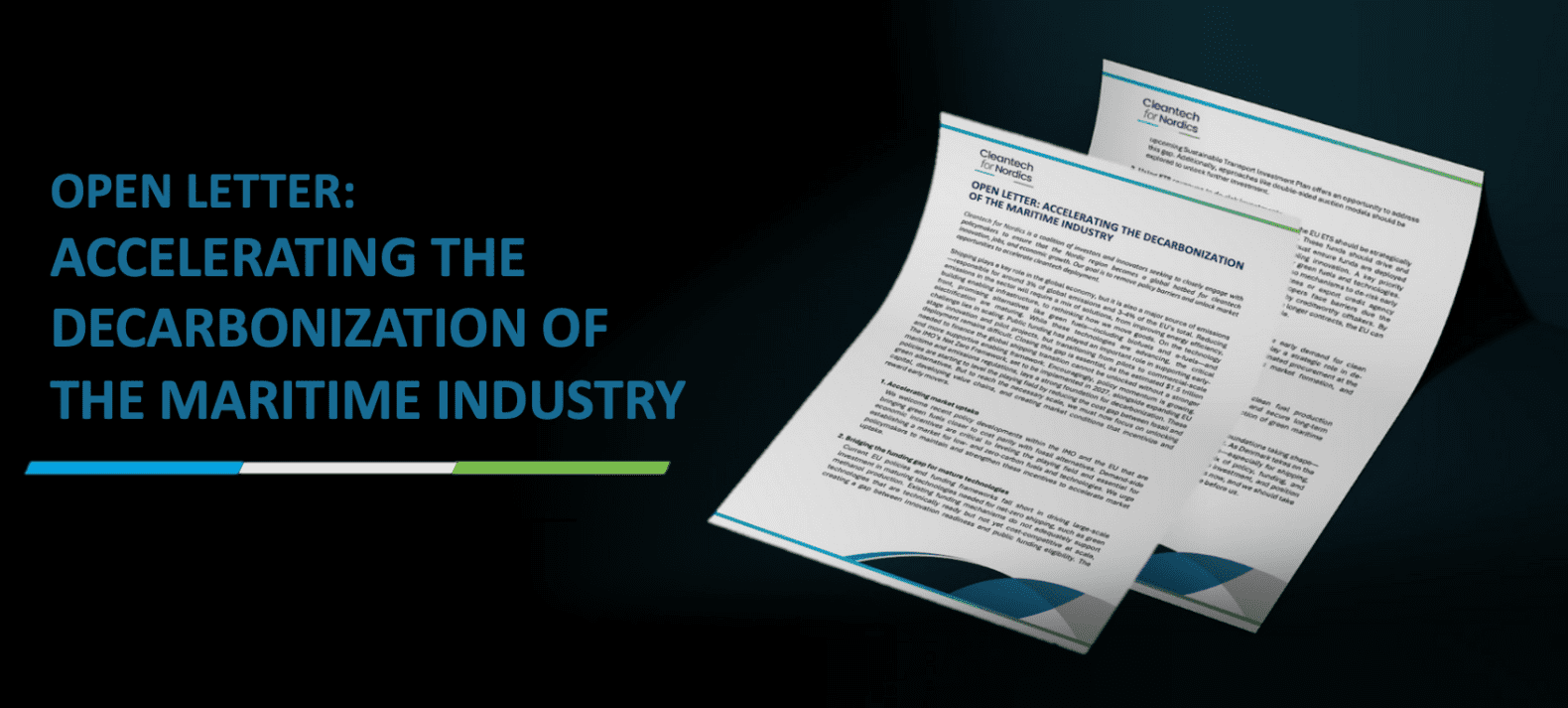 Accelerating the Decarbonization of the Maritime Industry